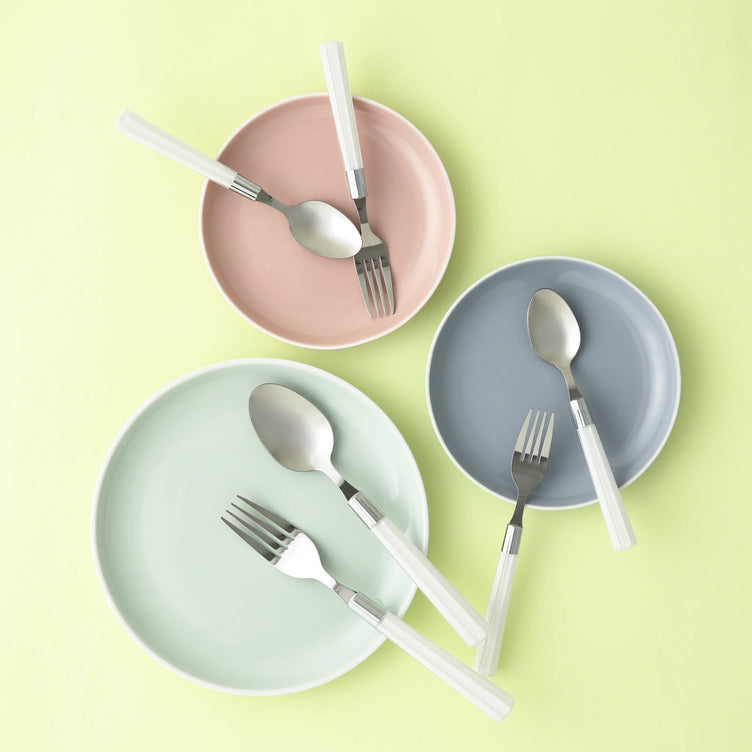 Connie Cutlery 8P Layered Wh