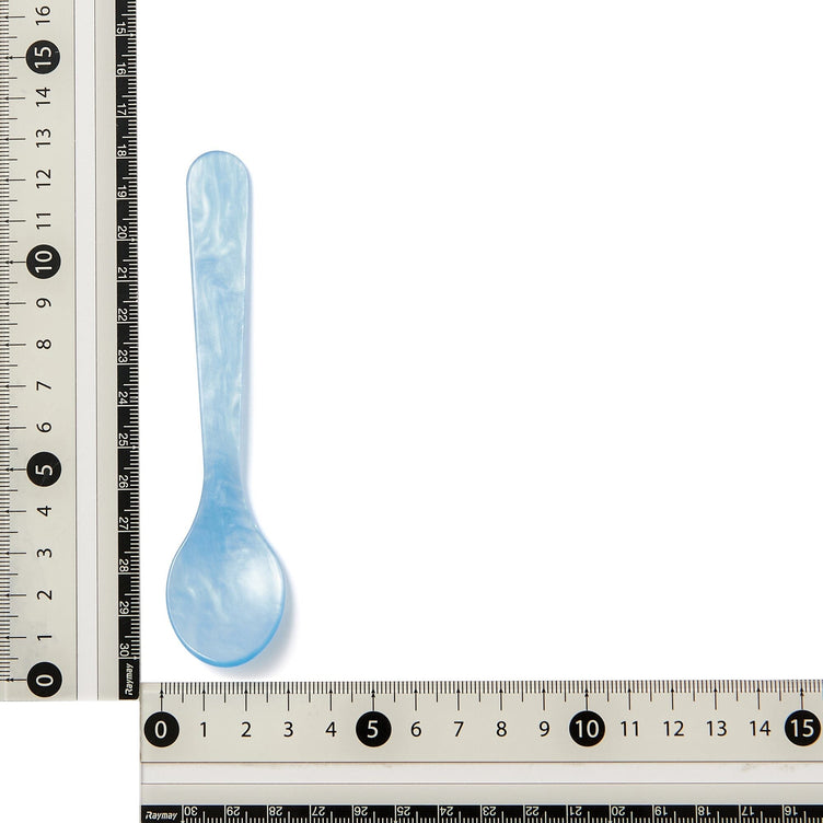 Color Marble Dessert Spoon Blue