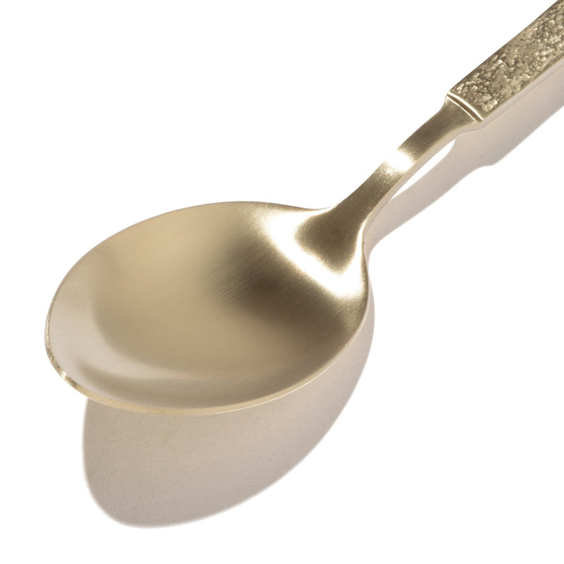 Texture Dinner Spoon  Gold