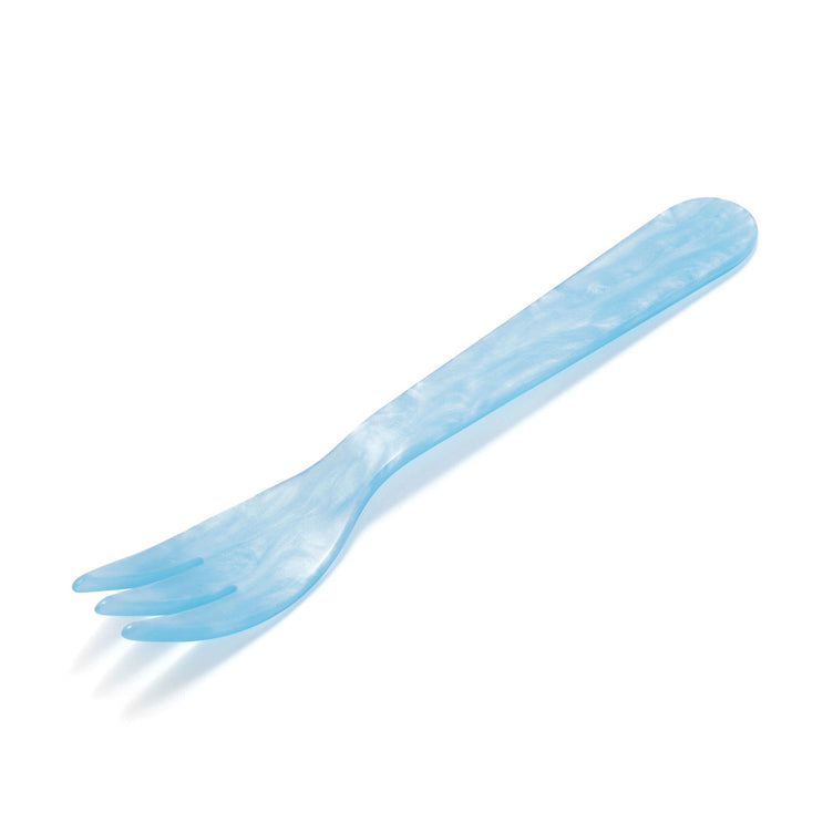 Color Marble Dessert Fork Blue