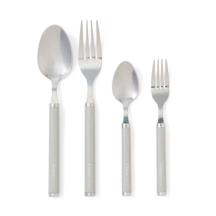 Cutlery Set Of 4 Logo Grey