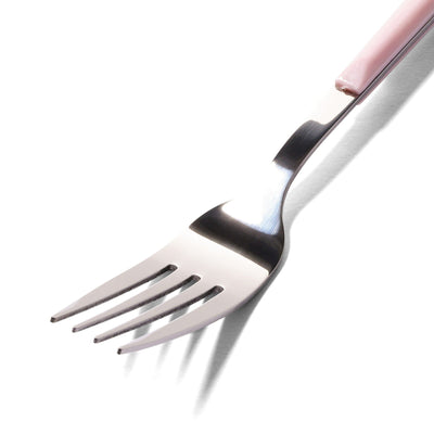 Color Handle Dinner Fork Pink