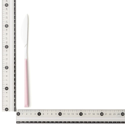 Color Handle Dinner Knife Pink