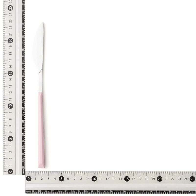 Color Handle Dinner Knife Pink