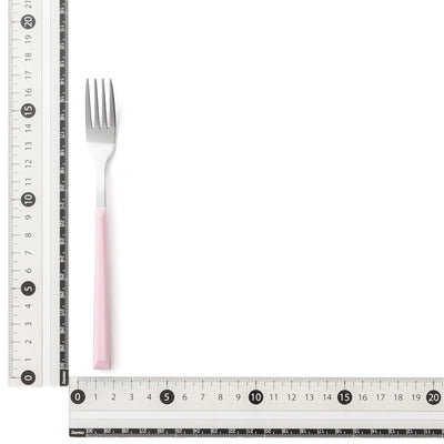 Color Handle Cake Fork Pink