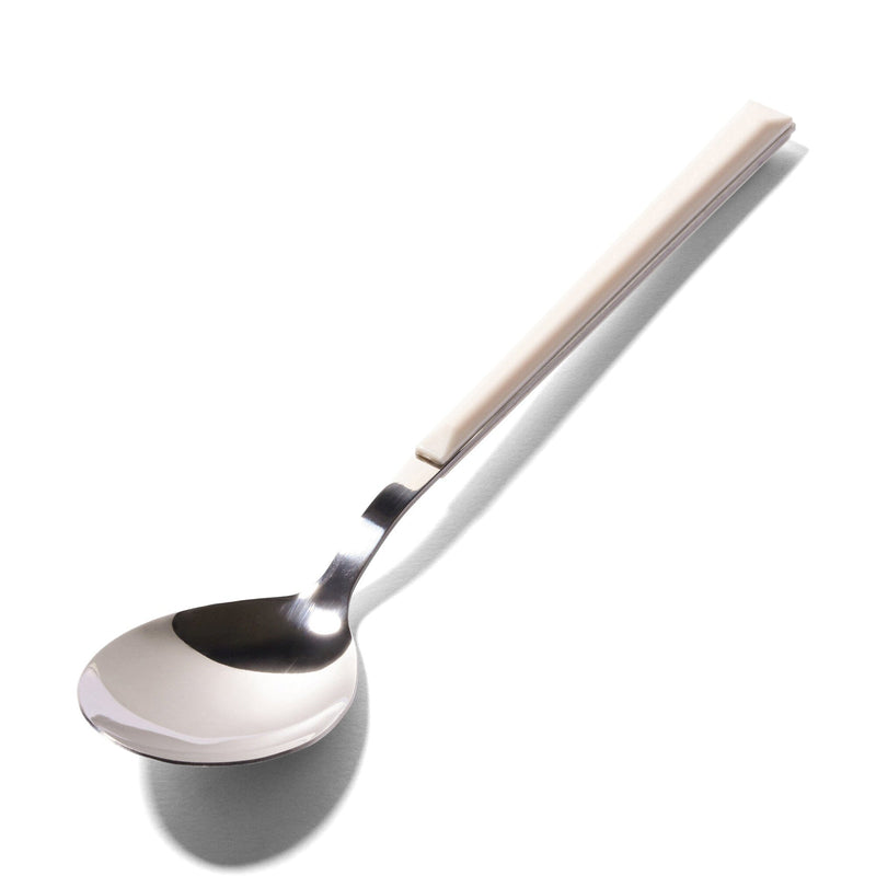 Color Handle Dinner Spoon White