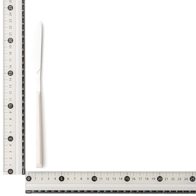 Color Handle Dinner Knife White