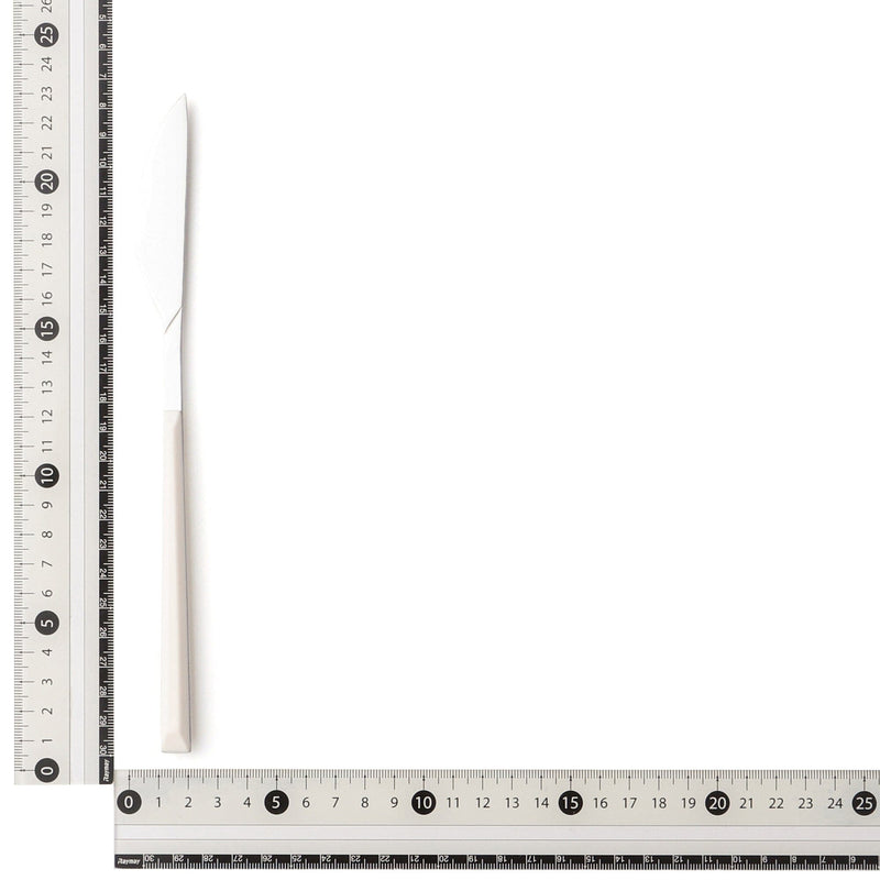 Color Handle Dinner Knife White