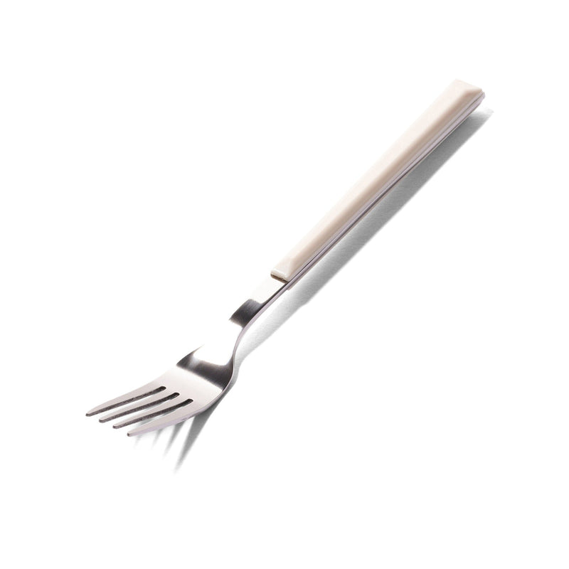 Color Handle Cake Fork White