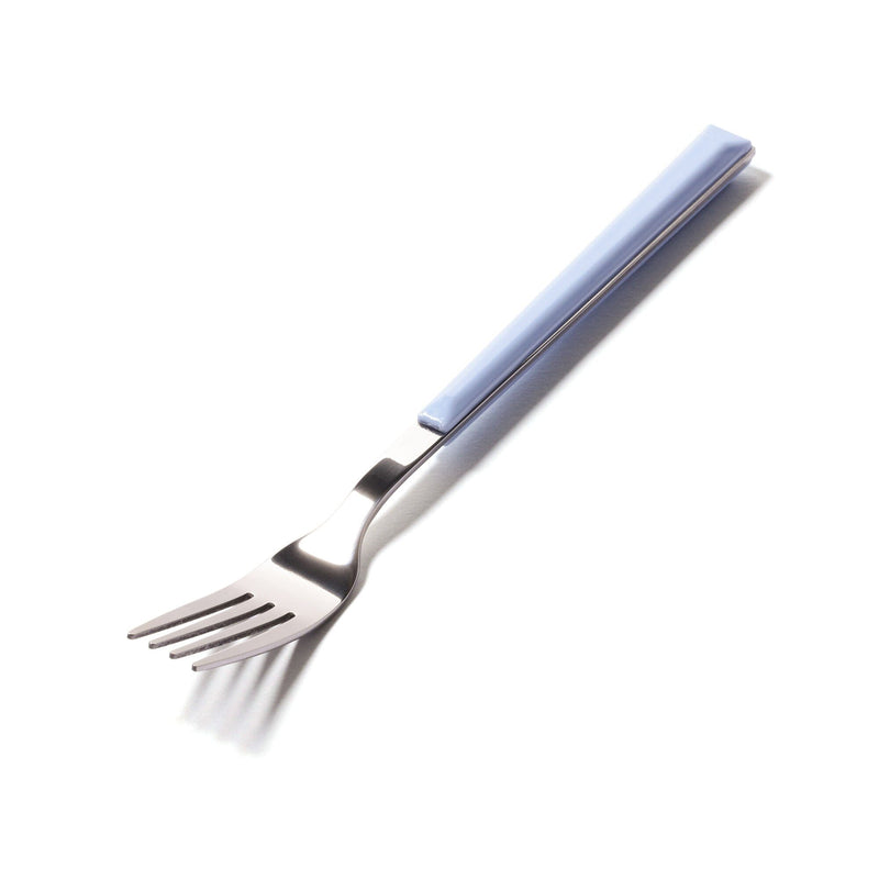Color Handle Cake Fork Blue