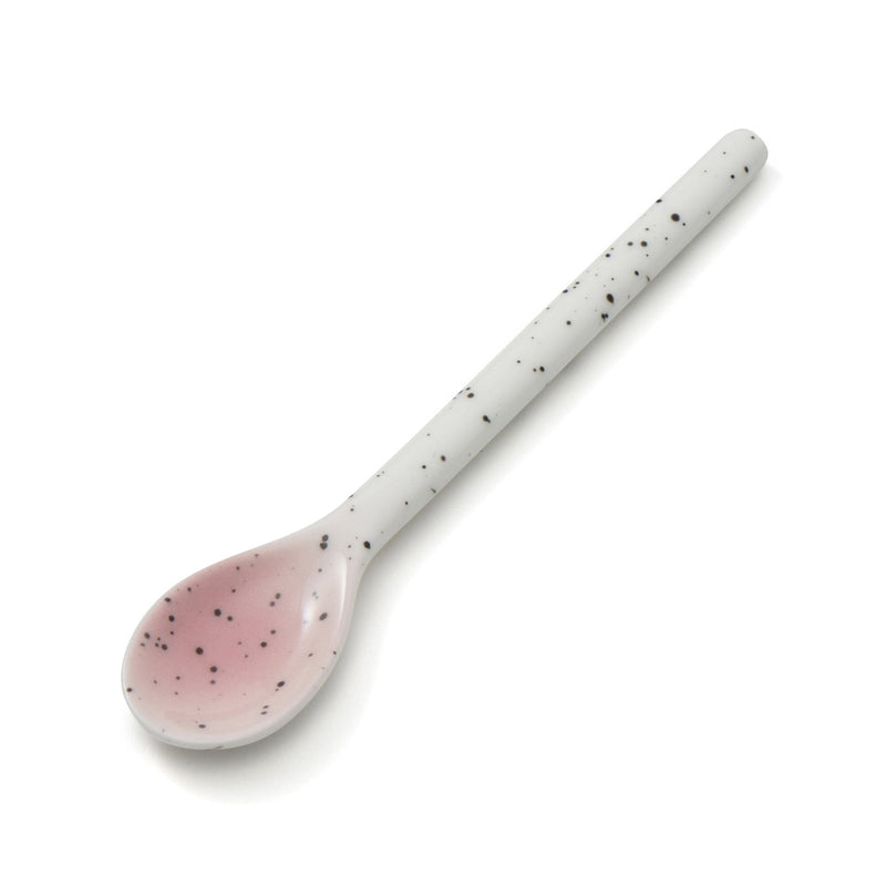 Splatter Dessert Spoon Pink