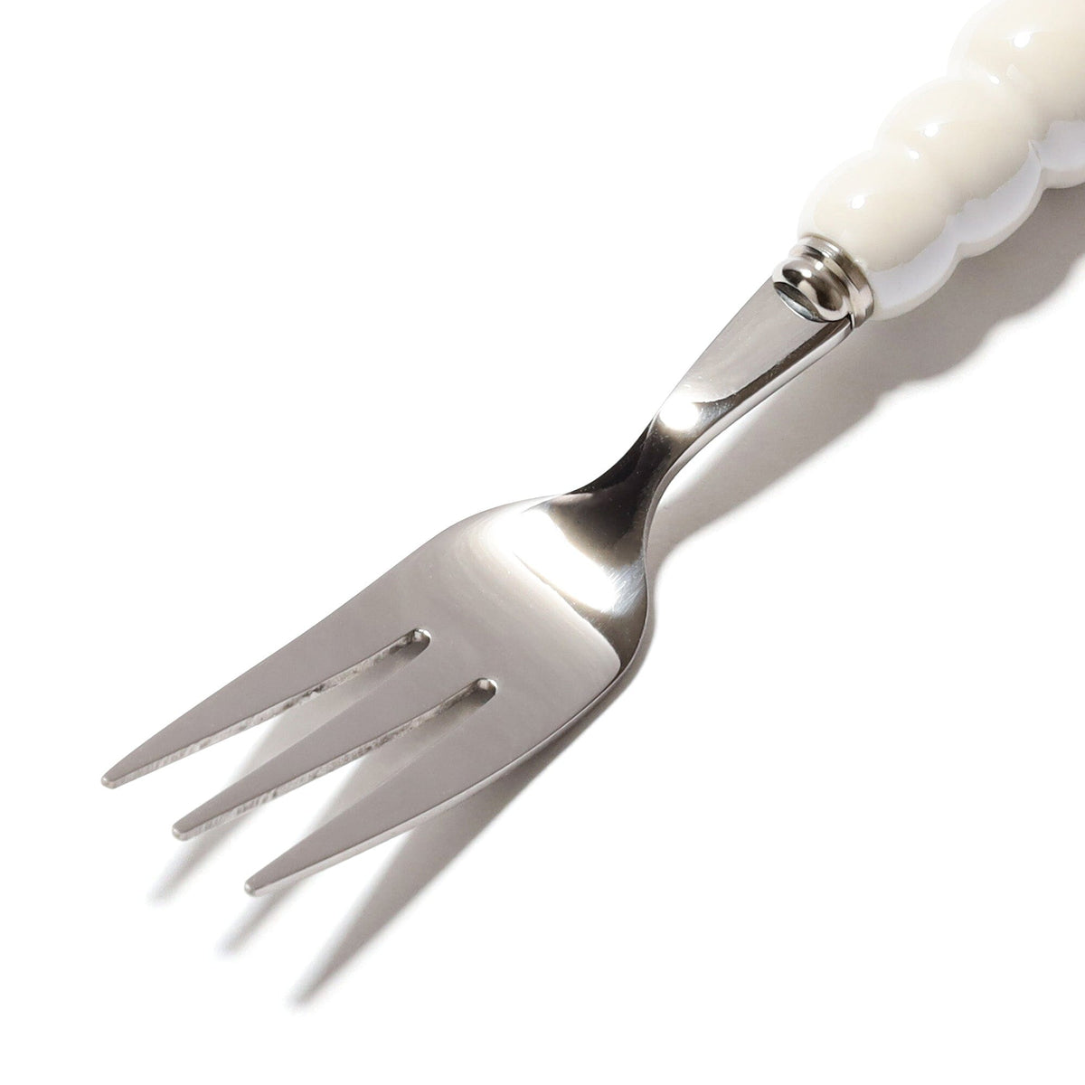 Pearl Dessert Fork White