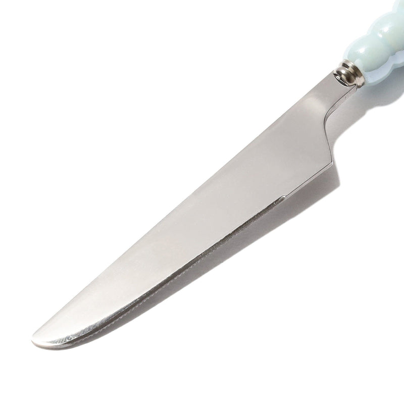 Pearl Dinner Knife Light Blue