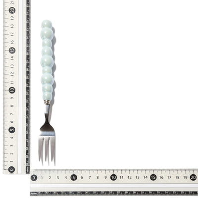 Pearl Dessert Fork Light Blue