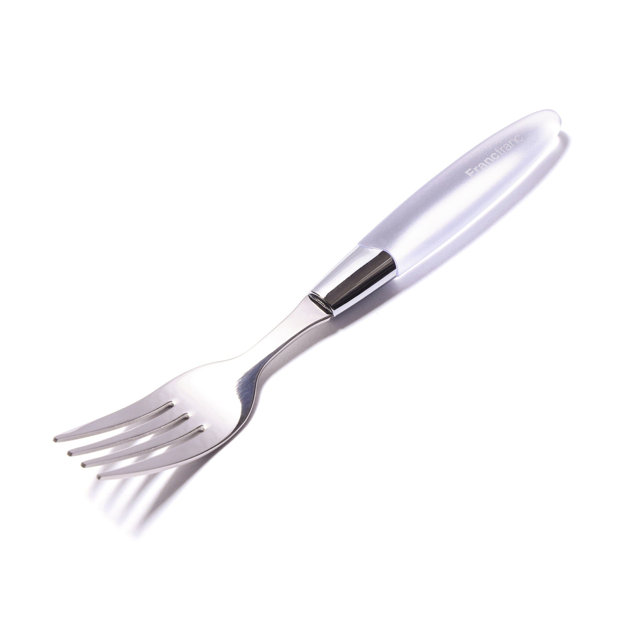 Clear Handle Cake Fork Clear