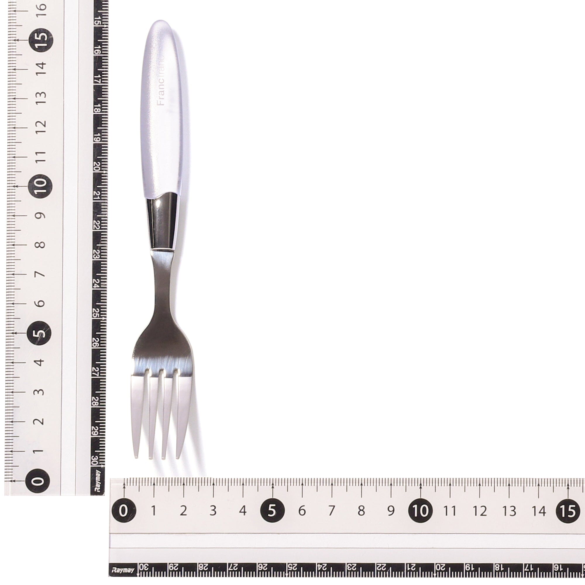 Clear Handle Cake Fork Clear