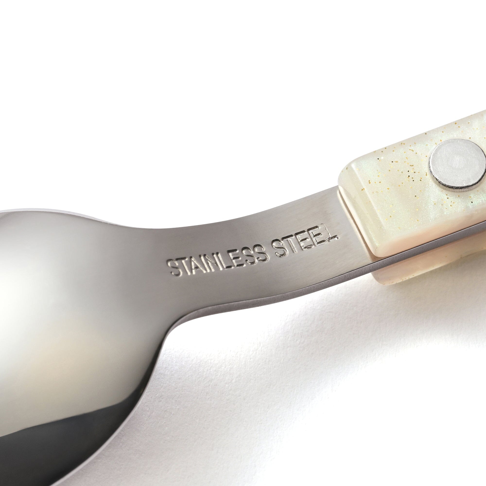 Marble Tea Spoon White