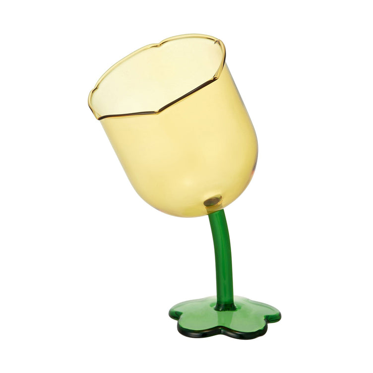 TULIP 鬱金香玻璃杯黃色