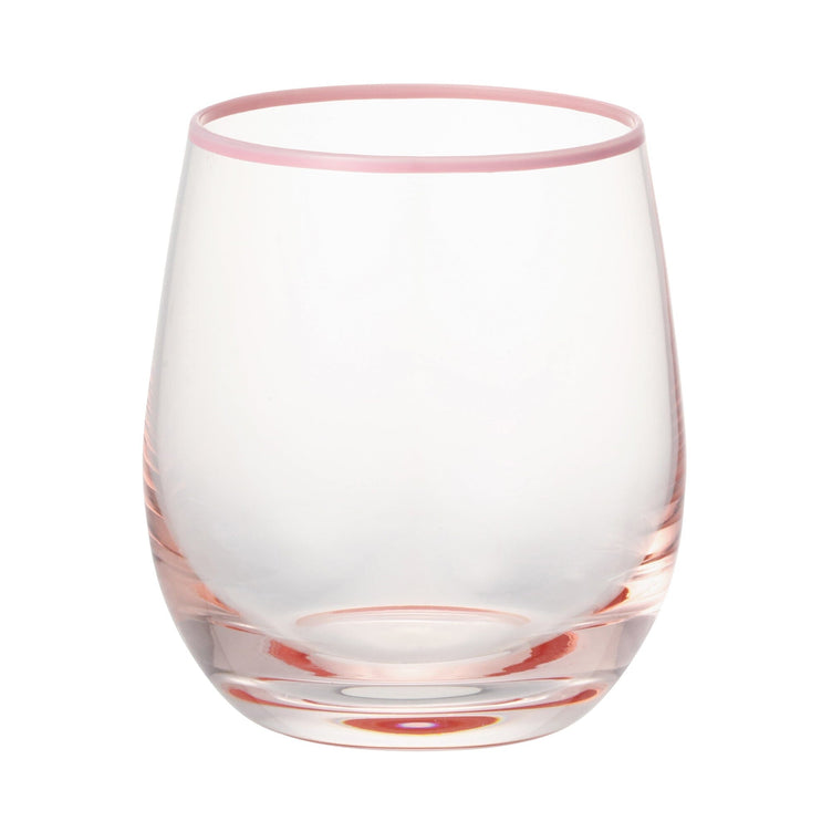 Color Rim Tumbler Pink