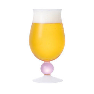 Tulip Beer Glass Pink
