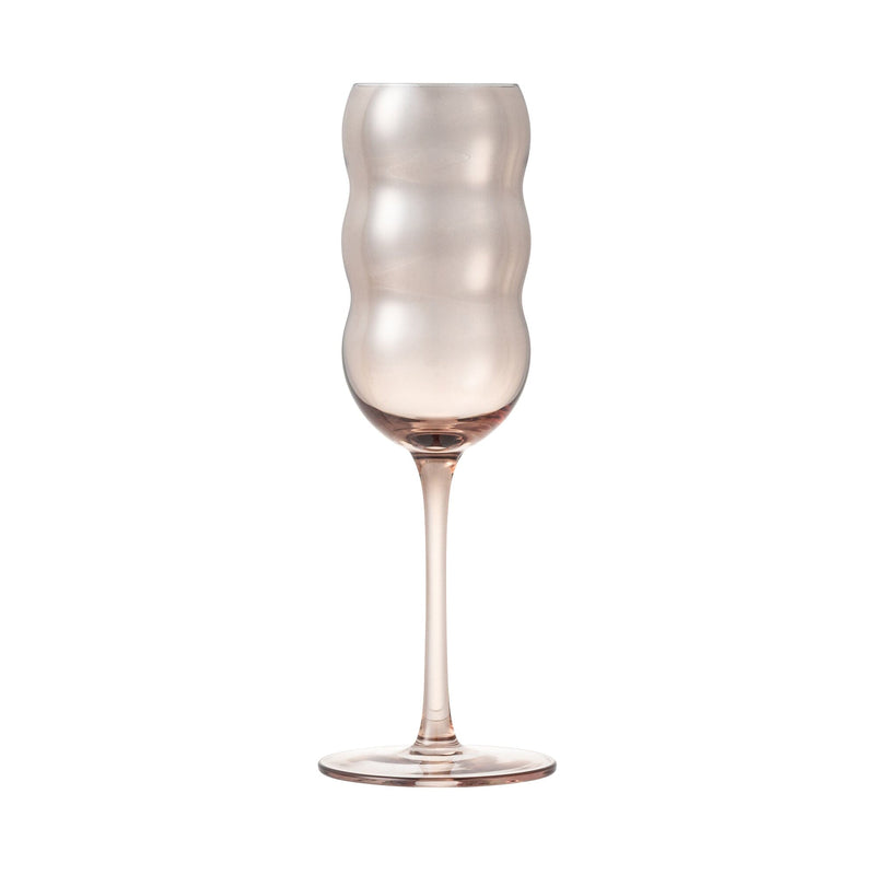 MokoMoko Champagne Glass Brown