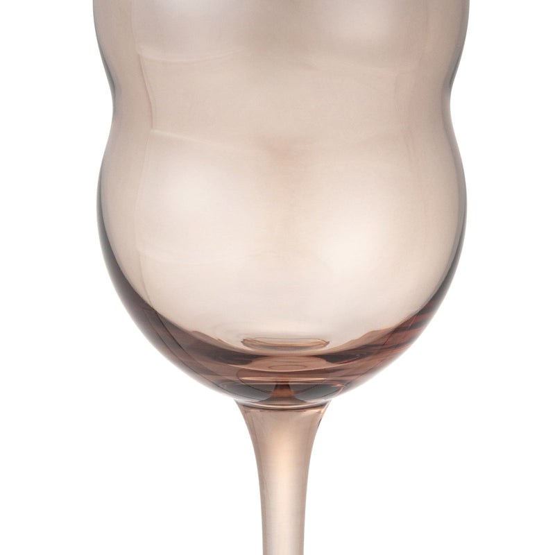 MokoMoko Champagne Glass Brown