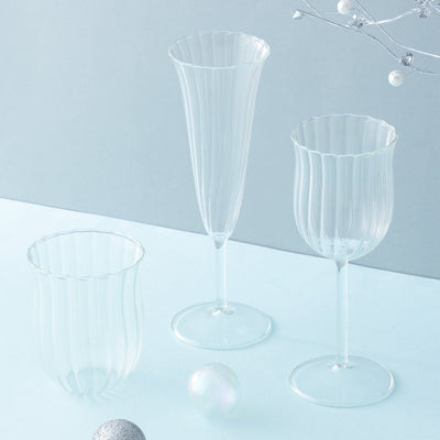 Lillie Champagne Glass Clear