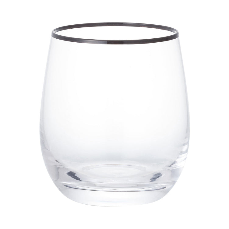 Color Rim Tumbler Black