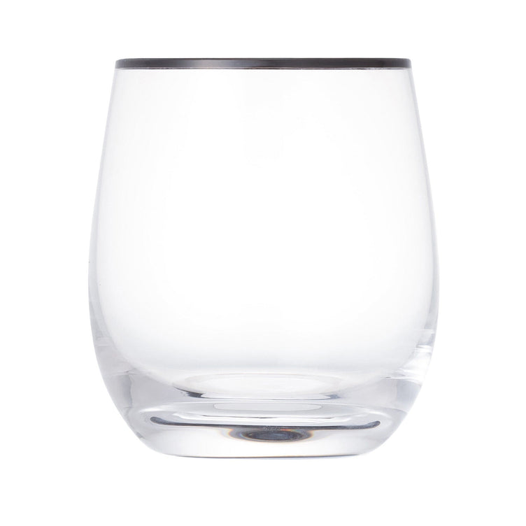 Color Rim Tumbler Black