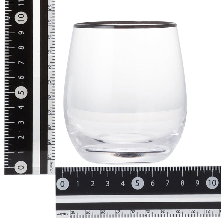 Color Rim Tumbler Black
