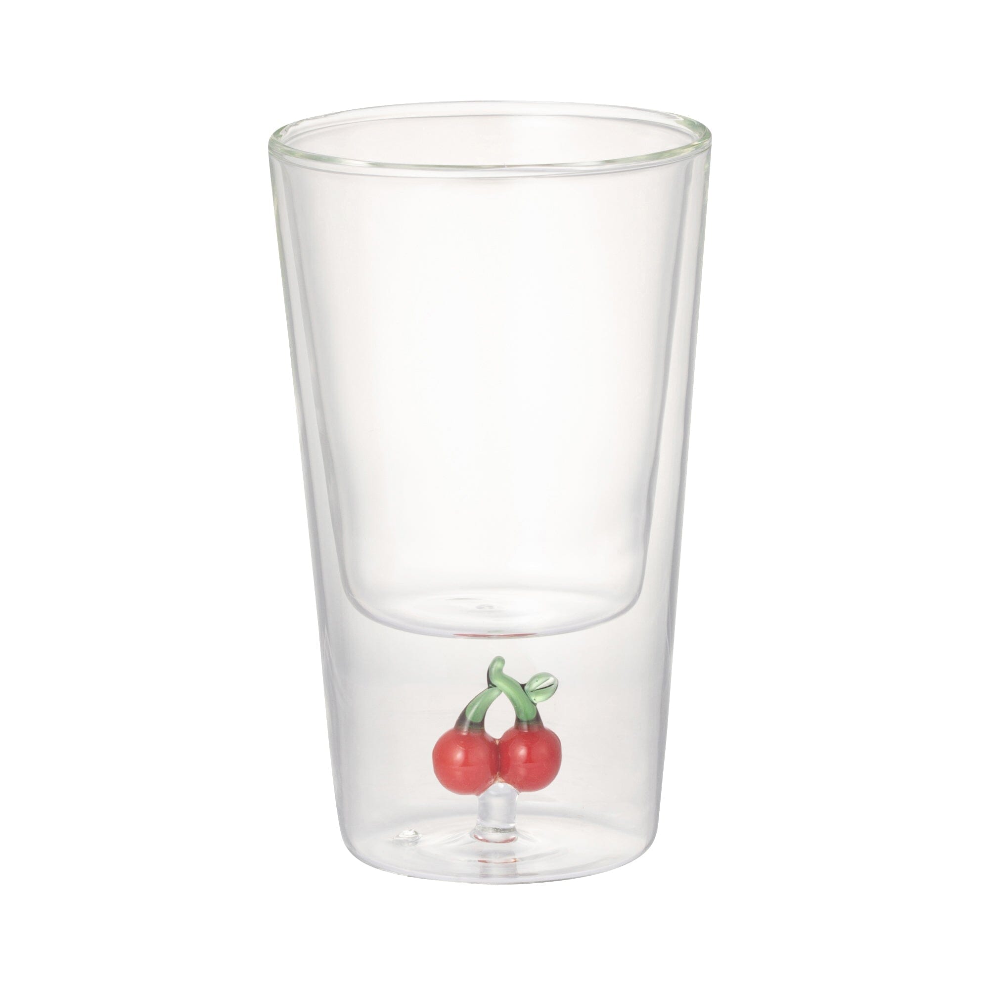 Motif Double Wall Glass Cherry