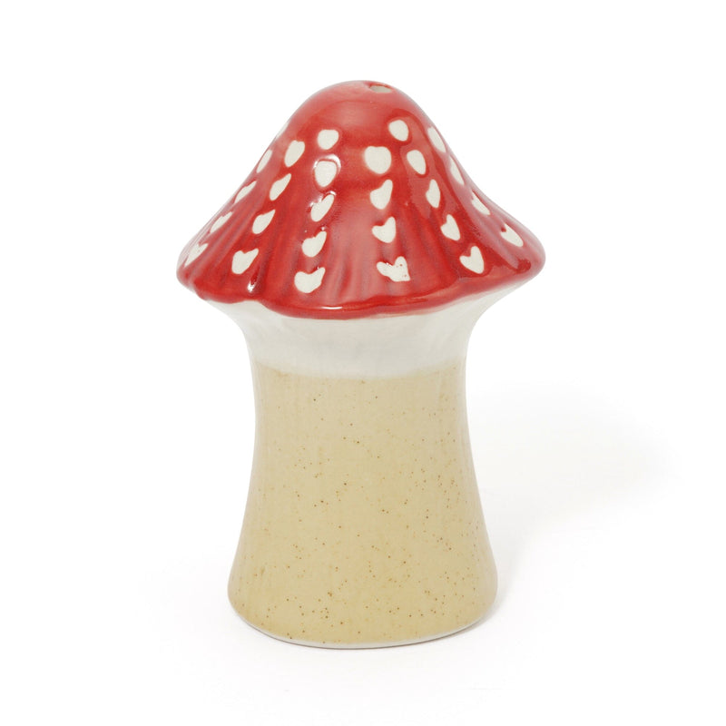 Mushroom spice bottle red