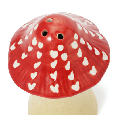 Mushroom spice bottle red