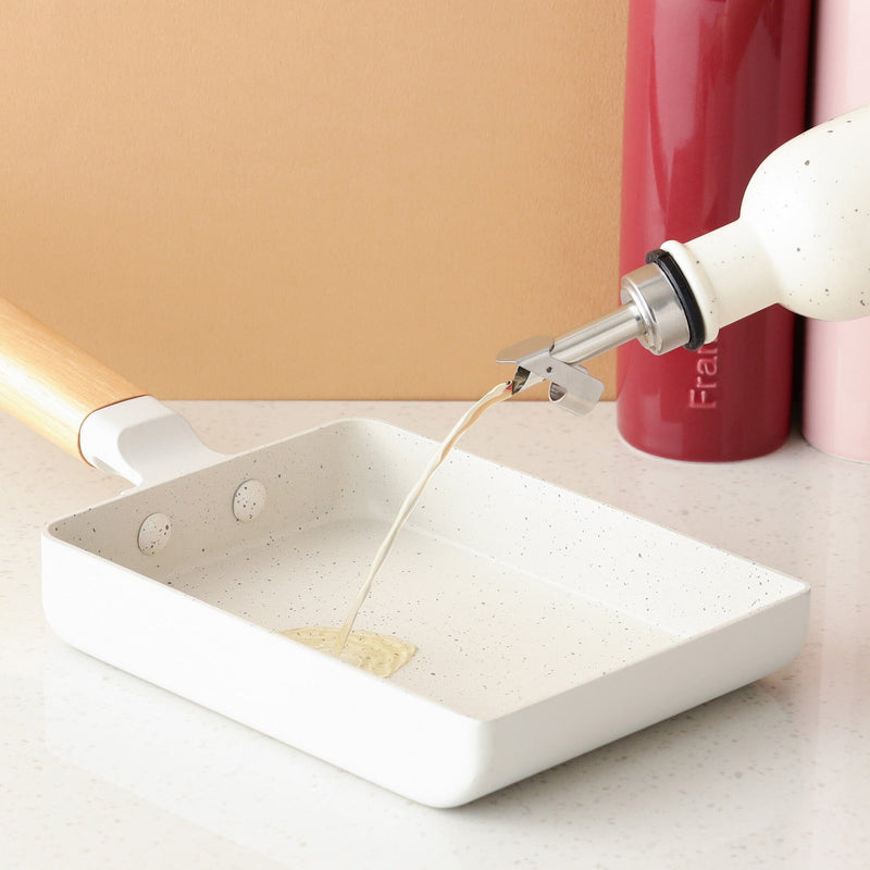 Logo Oil & Vinegar Bottle Large Ivory