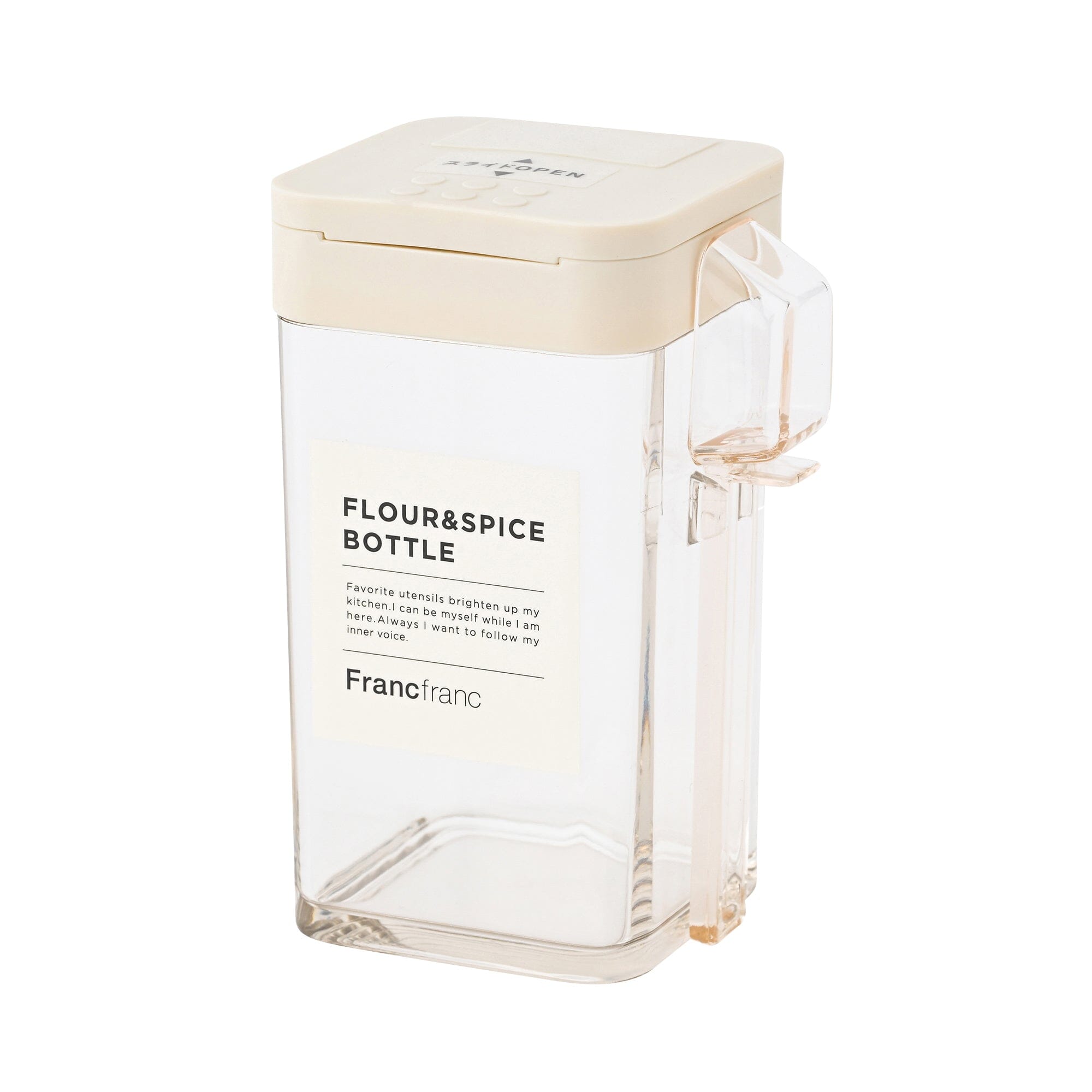 Flour & Spice Bottle Ivory