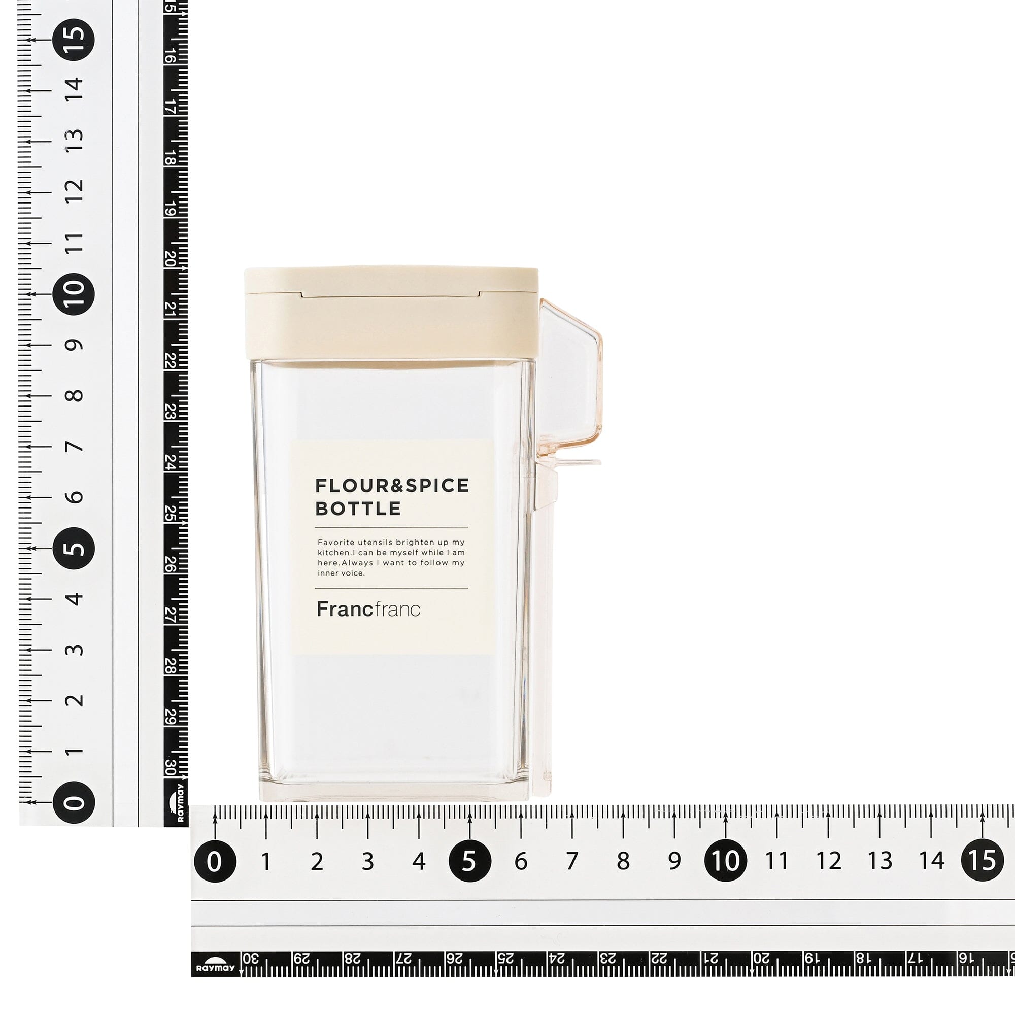 Flour & Spice Bottle Ivory
