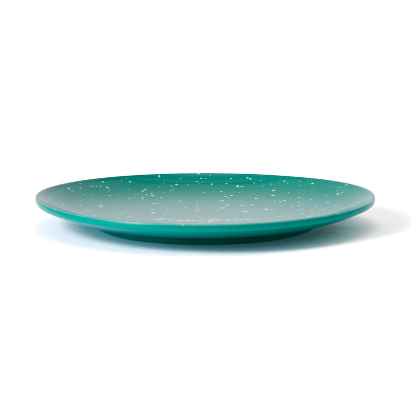 Splatter Melamine Plate Small Green