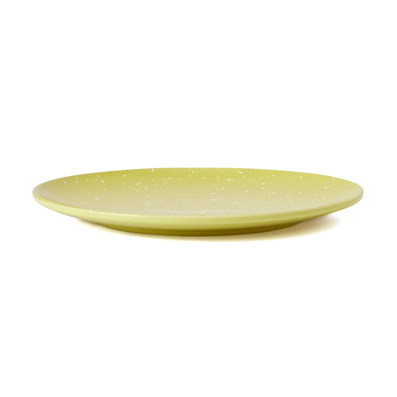Splatter Melamine Plate Small Yellow