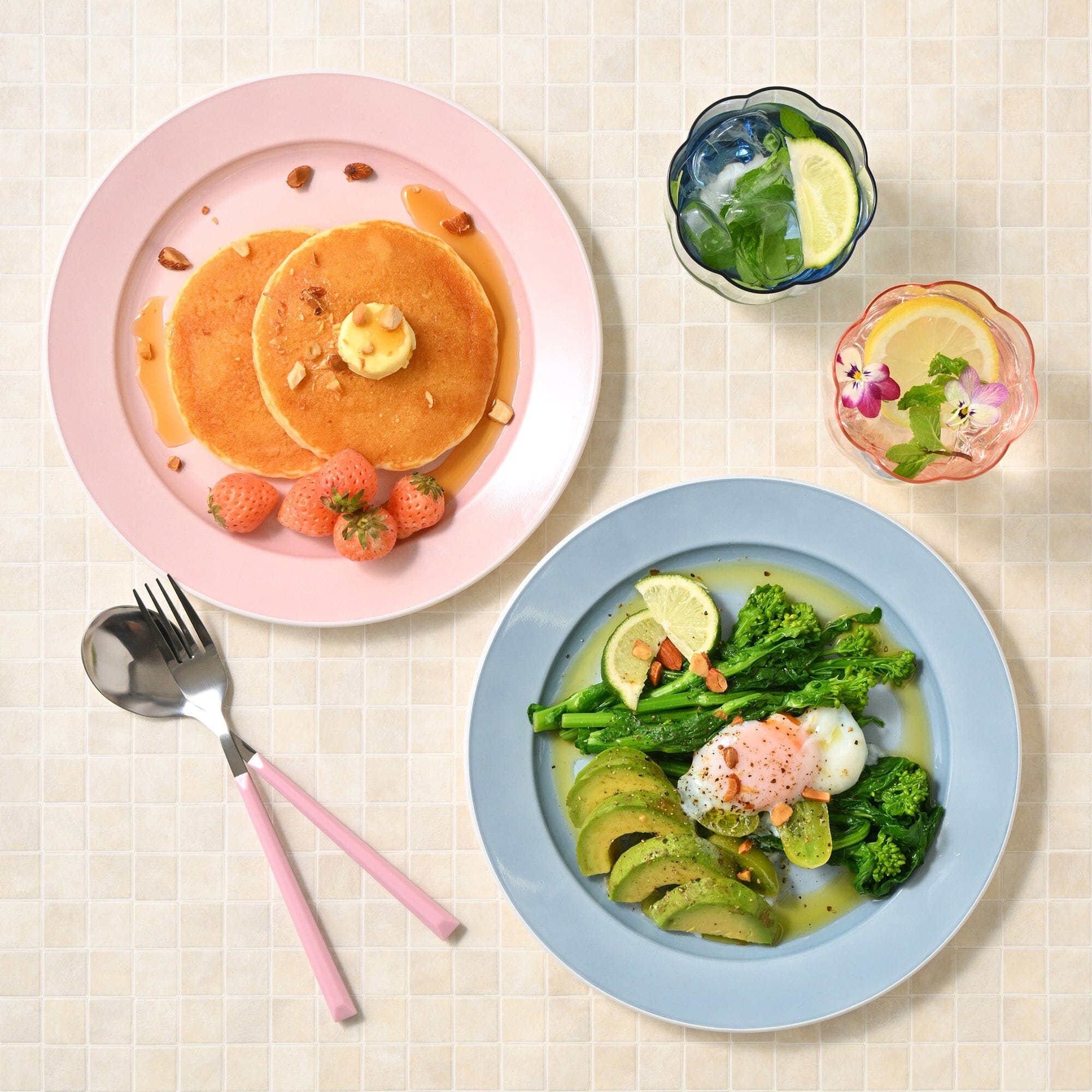 Healthy Plate Large Pink
