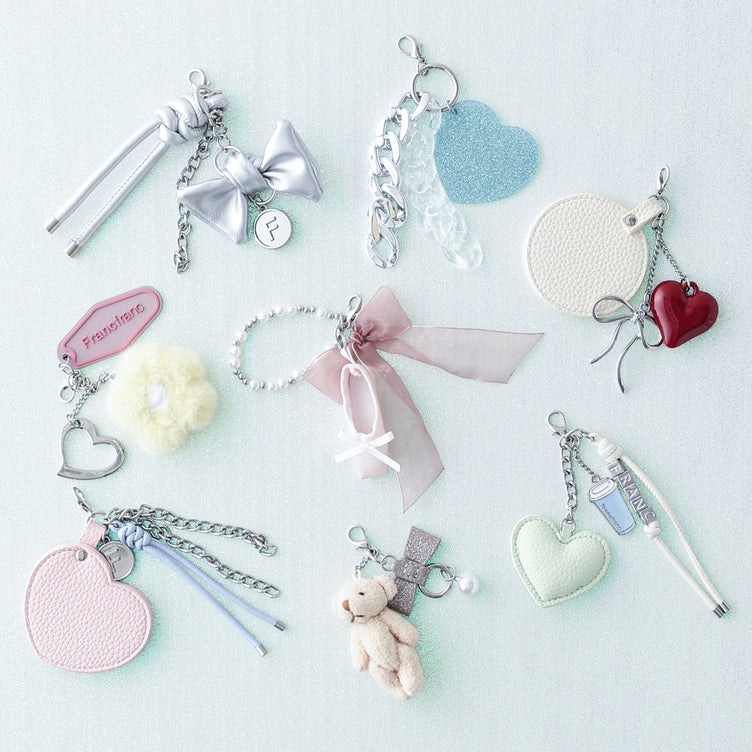 Charm Beads Light Blue