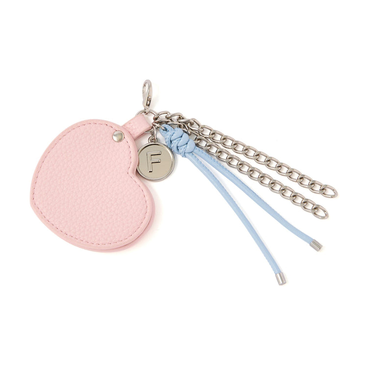 Charm Mirror Heart Pink