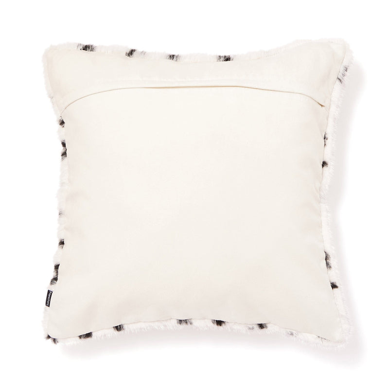 Fur Y Cushion Cover 450 X 450 White X Black