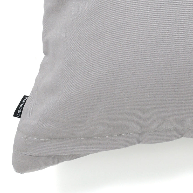 GEOME PLEATED CUSHION COVER 450 x 450 GRAY