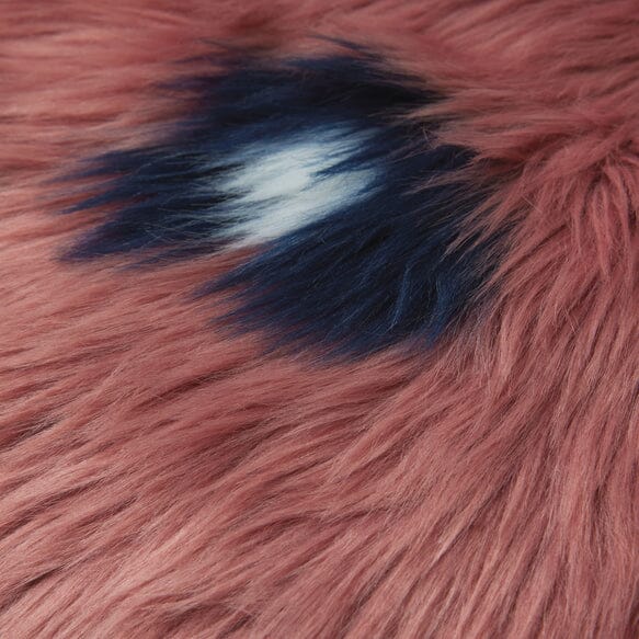 Fur Ac Cushion Cover 450 X 450 Dark Pink