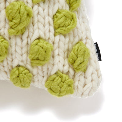 KNIT KNOT CUSHION COVER 450 x 450 LIGHT GREEN