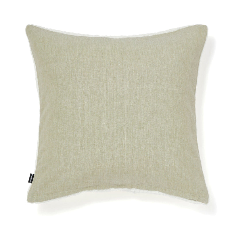Hrnbn Chenille Cushion Cover 450 X 450 Ivory