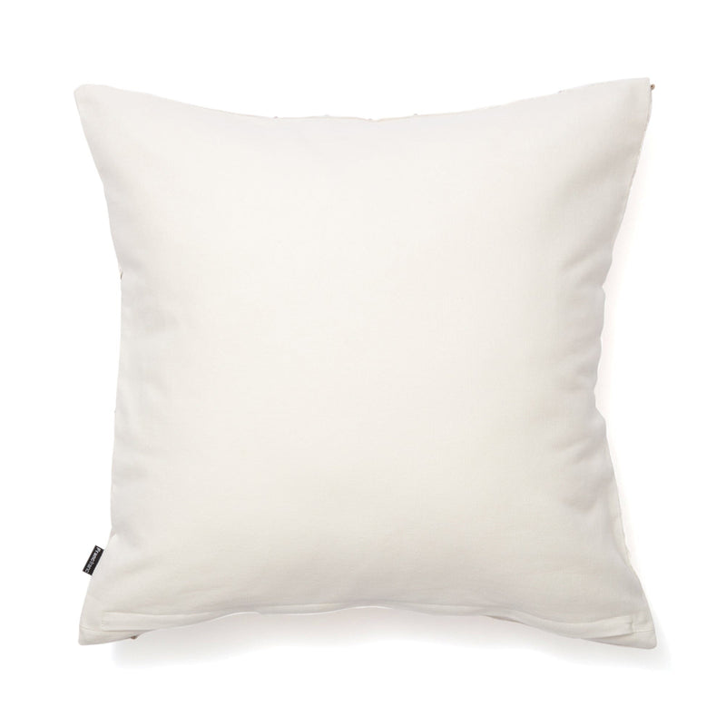 Shiny Knot Cushion Cover 450 X 450 White X Gold