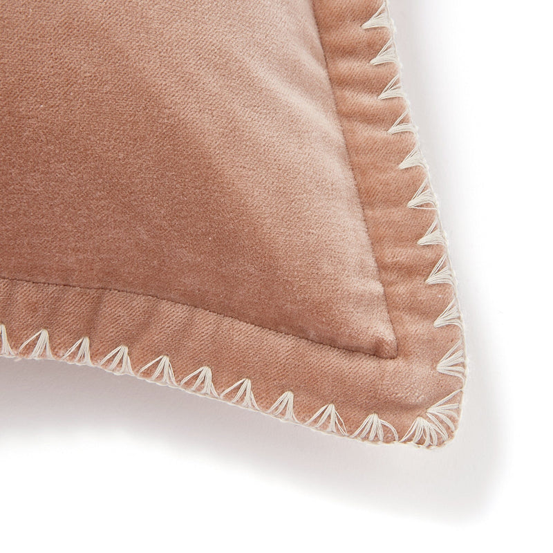 Velvet Stitch Cushion Cover 450 X 450 Pink