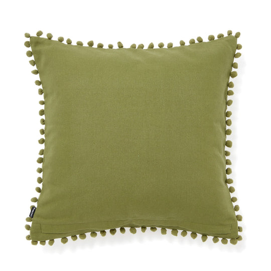 Velvet Line Cushion Cover 450 X 450 Green