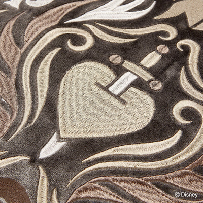 Disney Villains Night Embroidery Cushion Cover 450 X 450 Dark Gray